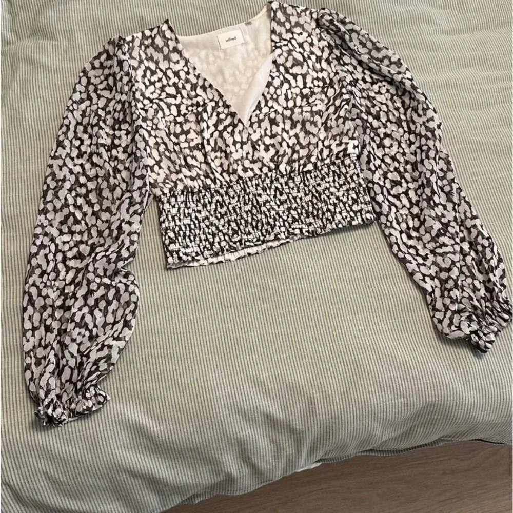 Aritzia/Wilfred Whistful Blouse - Picture 2 of 4